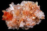 Orange Creedite Crystal Cluster - Durango, Mexico #79375-1